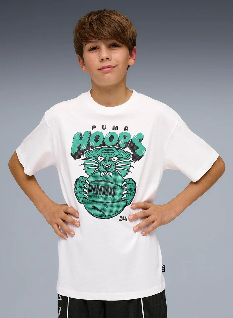 PUMA Youth Basketball Flagrant Foul Relaxed Ball T-Shirt