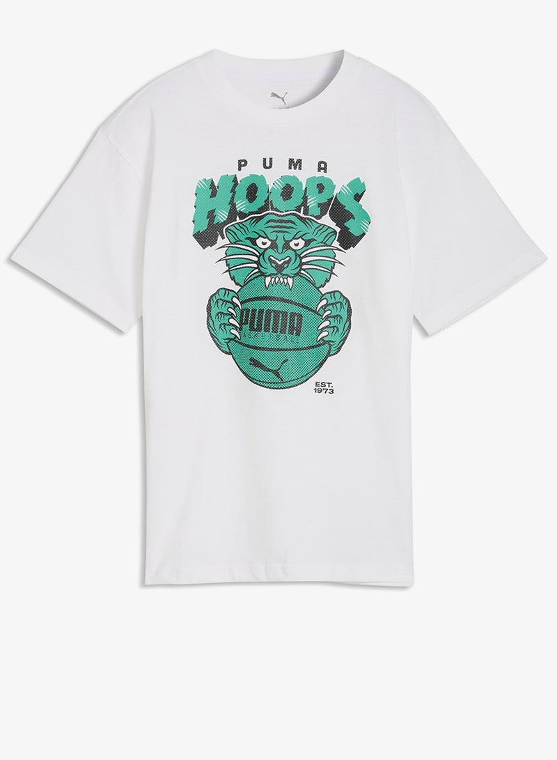 بوما تيشيرت كرة سلة شبابي مريح بخطأ فادح - Image 4