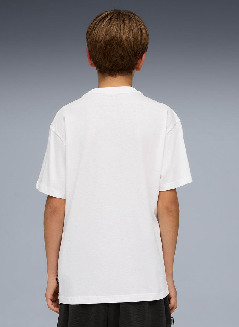 بوما تيشيرت كرة سلة شبابي مريح بخطأ فادح - Image 2