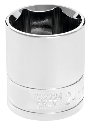 Performance Tool W32224 1/2 Drive 24mm 6Point Socket, 1 Pack - Image 1