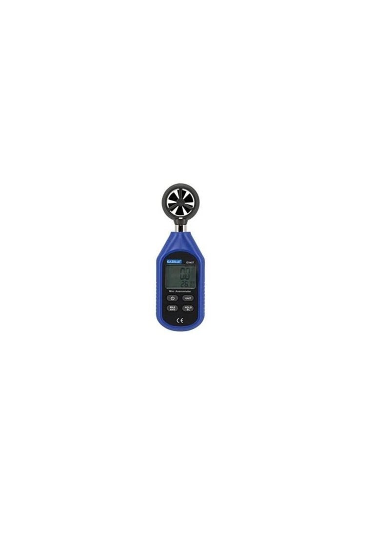Gazelle - Gazelle G9407 Mini Handheld Anemometer And Thermometer For Air Flow And Temperature Test - Image 1