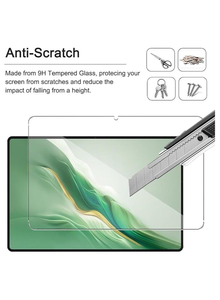 2 Pack Screen Protector for Honor MagicPad 2 12.3 inch, 9H Toughness Premium Shatterproof Scratch-Resistant Anti-Fingerprint No-Bubble HD Ultra Clear Tempered Glass Screen Protector - Image 3
