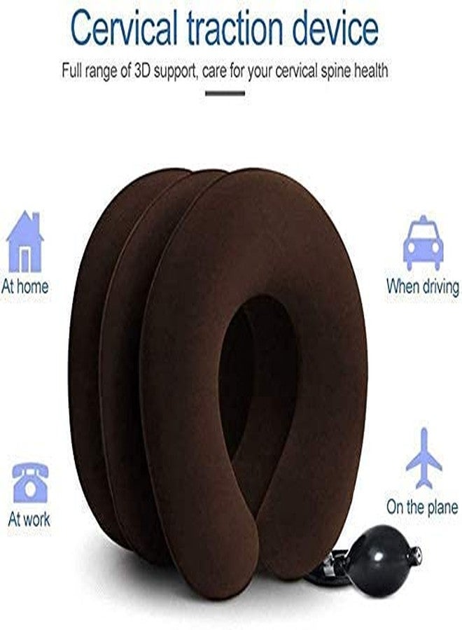 ACS Neck Traction Support Belt 3 Layers Air Traction Color Black - Image 4