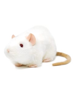 VIAHART Viahart Wylie The White Rat Soft Plush Toy for Kids | Huggable Stuffed Animals| Fluffy Toys for Baby, Children, Toddler | Polyester Fabric | Polypropelene Filling | Recommended Age 3+  - Image 1