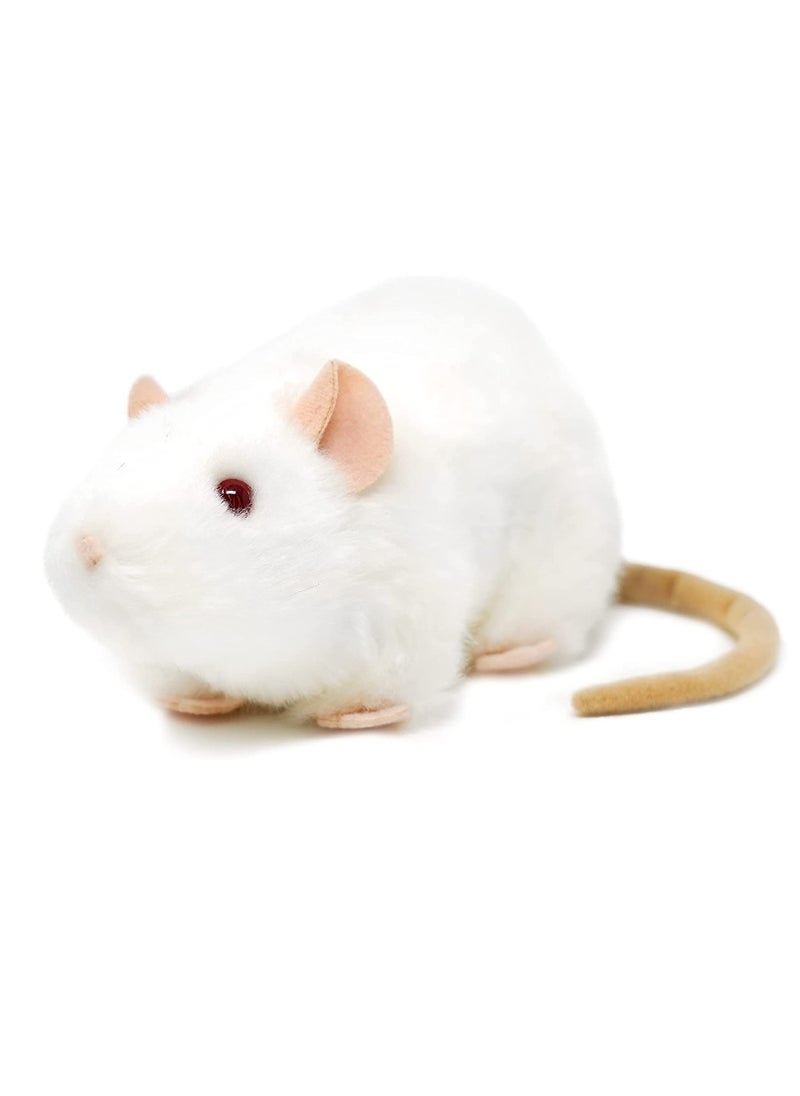 VIAHART Viahart Wylie The White Rat Soft Plush Toy for Kids | Huggable Stuffed Animals| Fluffy Toys for Baby, Children, Toddler | Polyester Fabric | Polypropelene Filling | Recommended Age 3+  - Image 1