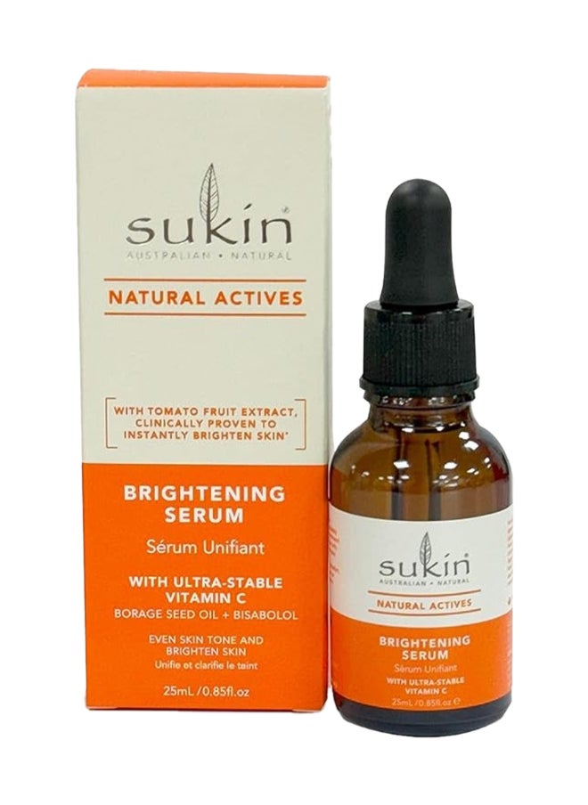 Sukin Sukin Natural Actives Brightening Serum, Enriched With Borage Seed Oil & Bisabolol  - Image 1