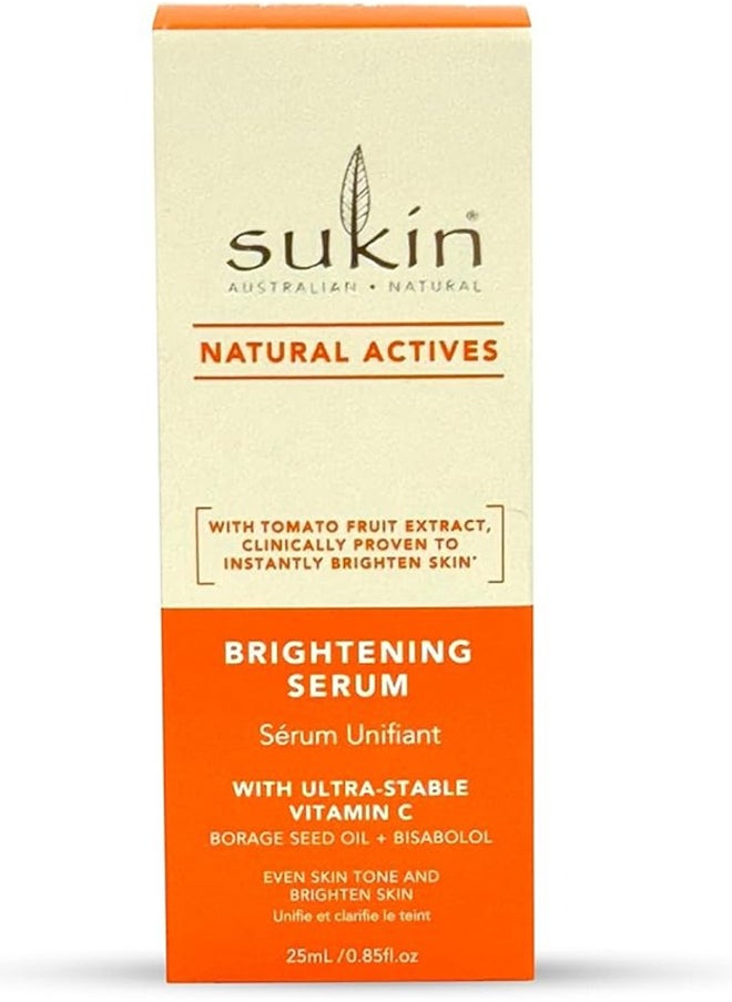 Sukin Sukin Natural Actives Brightening Serum, Enriched With Borage Seed Oil & Bisabolol  - Image 2