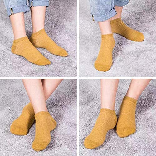 MAGIARTE Womens Ankle Socks Soft Pure Cotton Low Cut Athletic Casual Mutil Color No Show Socks for Women 6-Pack (color#00M) - Image 3