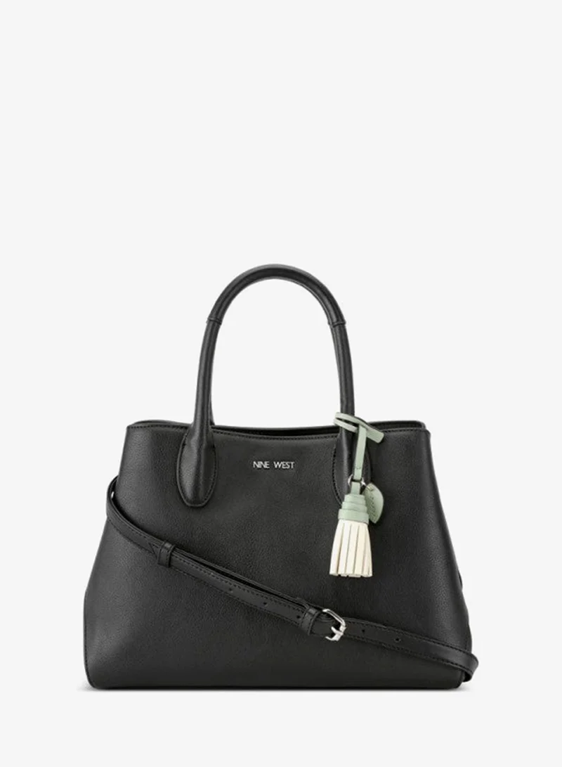 NINE WEST MAREN Logo Detail Satchel Bag