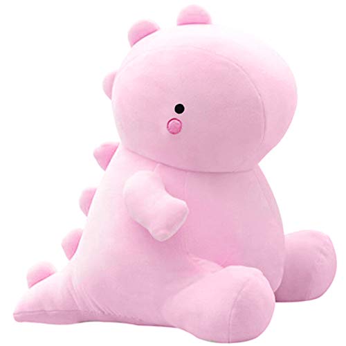 AVSHUB Soft Toys Cute Dinosaur Plush Stuffed Animals Toys Dolls Dino Plushie, Birthday Gifts for Kids Girl Boys (Pink 30 CM) - Image 1