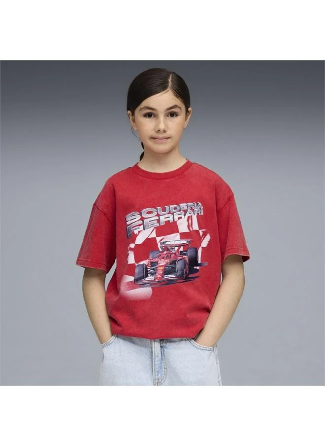 بوما Scuderia Ferrari Sportswear Car Graphic Tee Youth