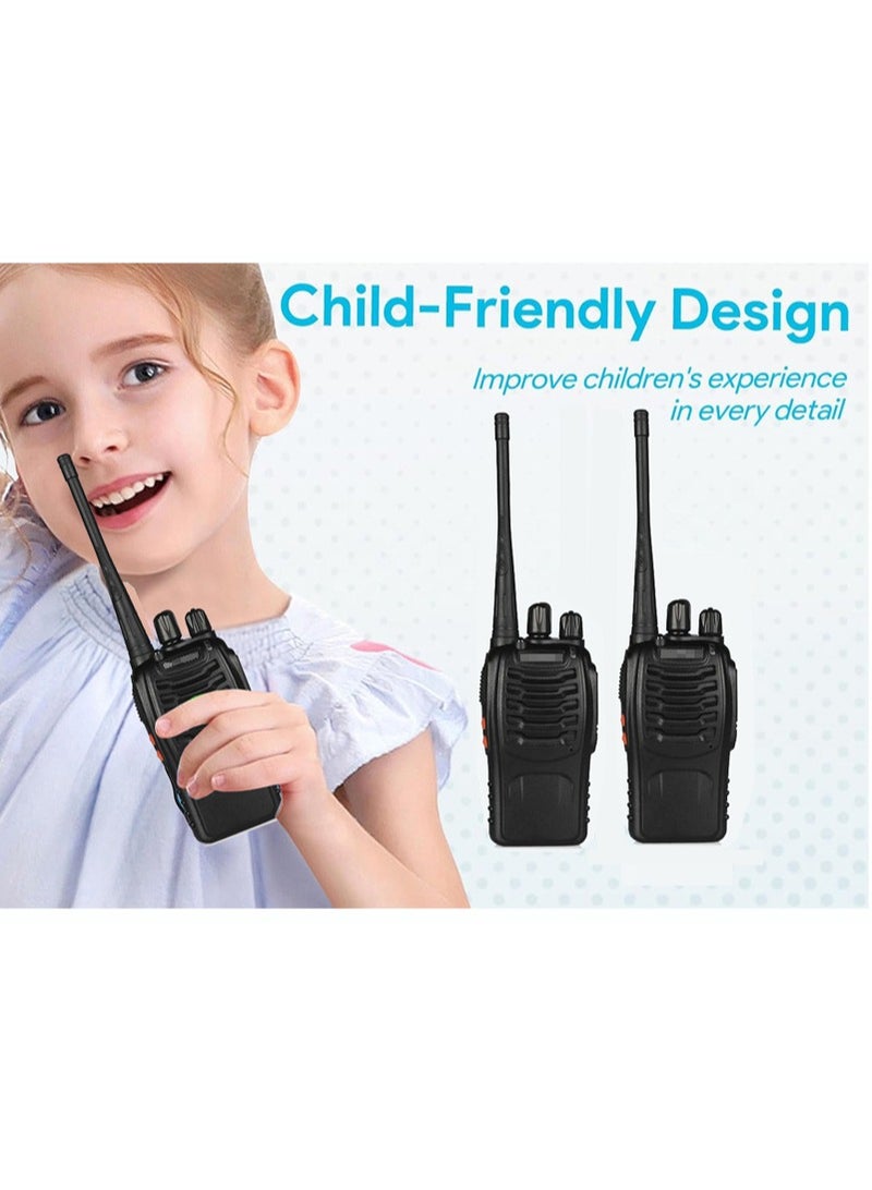 Toys for 3-12 Year Old Boys Girls with LCD Flashlight, Kids 2Pack Long Range 22 Channels for Hiking Camping, Birthday Gift Present - Image 2