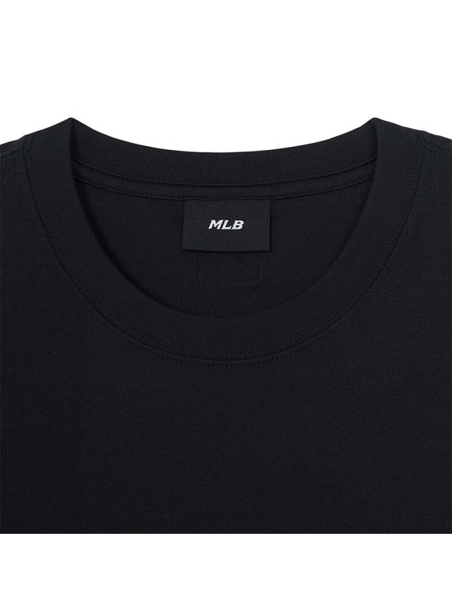 Mlb Uni Short Sleeve Back Logo Cooling T-shirt Sports Casual 26 New 3atsb0663-50bks-m - Image 4