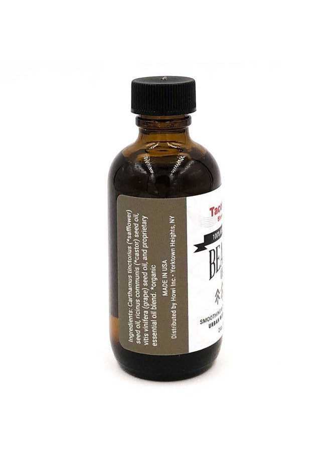 taconic shave Premium All Natural Beard Oil - 2 Ounce bottle (Urban Woods)  - Image 3