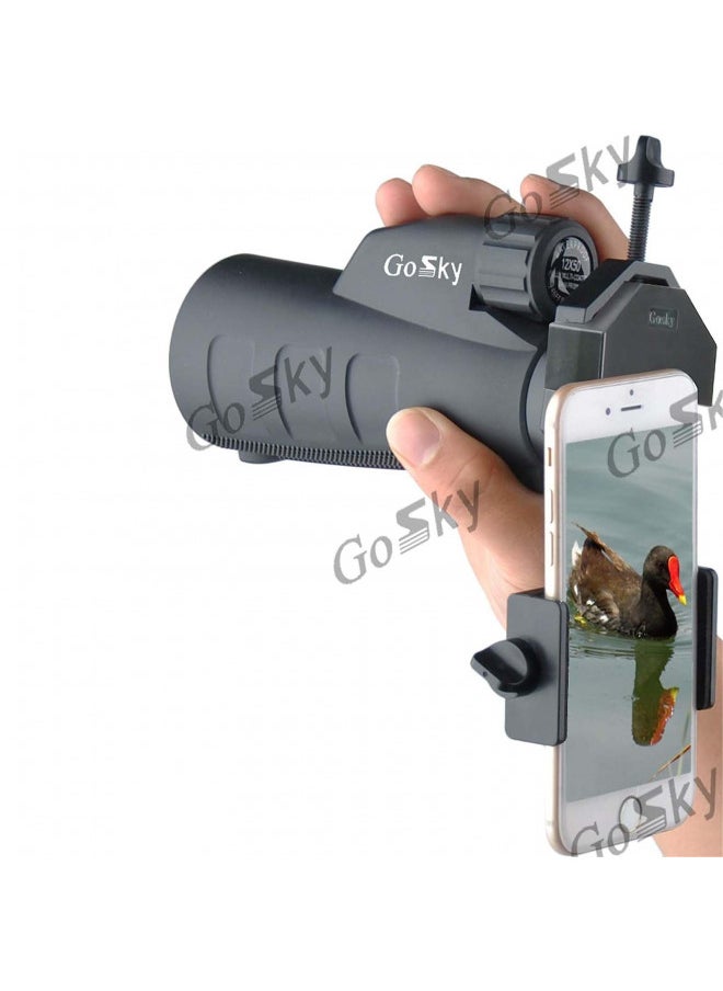 GOSKY - GOSKY Smartphone Adapter Mount Regular Size - Compatible with Binoculars, Monoculars, Spotting Scopes, Telescope, Microscopes - Fits almost all Smartphones on the Market - Record Nature and The World - Image 1