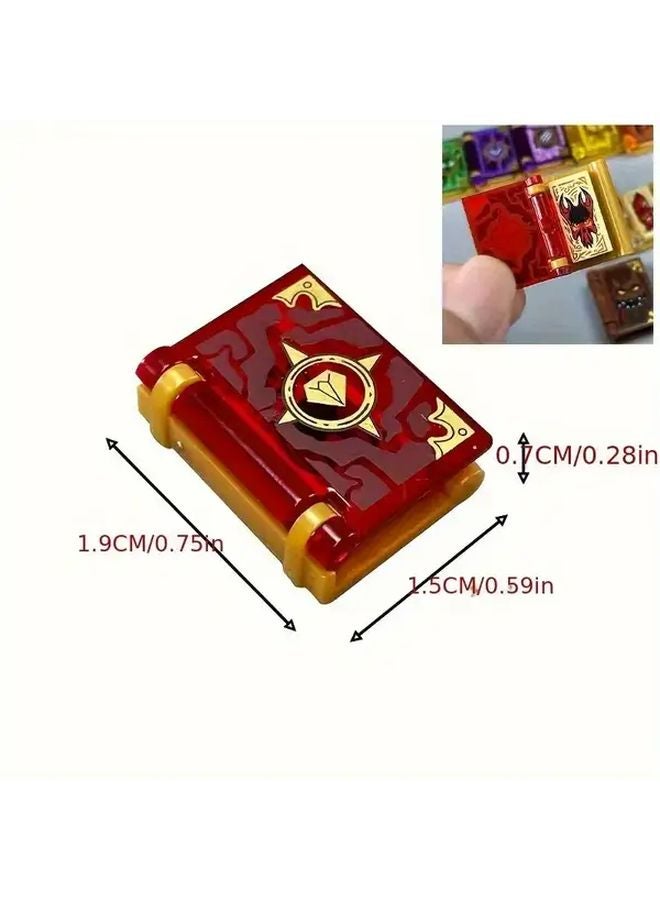 36pcs 12 Sets Magic Book MOC Small Particle Building Blocks Flip Top Design DIY Toy - Image 3