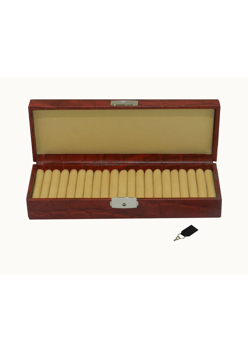 LAVERI LEATHER Laveri Ring Storage Display Box with Ring Holder Showcase for Store Display, Jewelry Show & Home ~ Jewelry Tray Organizer  - Image 1