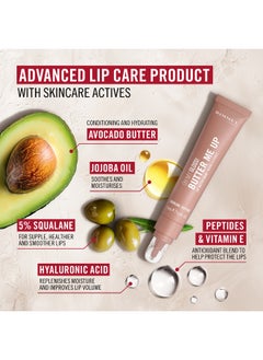 RIMMEL LONDON Oh My Gloss Butter Me Up Lip Butter Balm - 001 - Latte Delight 15ml  - Image 4