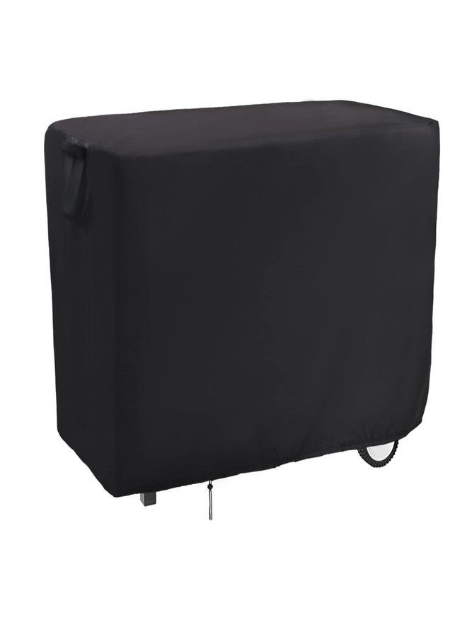 Jungda Outdoor Prep Table Cover for Royal Gourmet Double-Shelf Movable Dining Cart Table, Patio Bar Cart Cover Waterproof All-Weather Protect - 40 x 24 x 32 Inch - Image 1