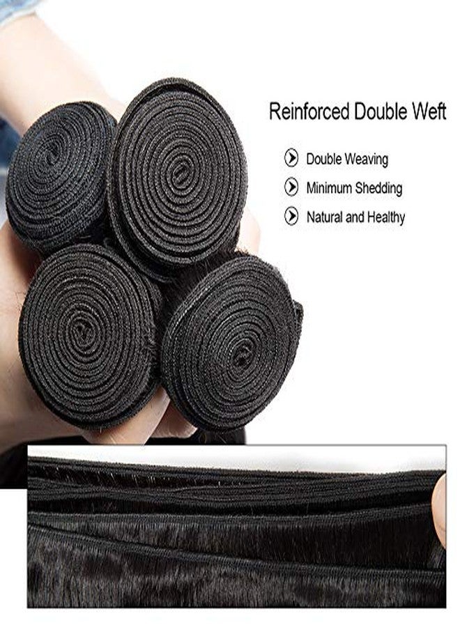 Risbaer Brazilian Virgin Hair Straight Remy Human Hair Extensions Bundles 100g Natural Black Color (Single Bundle, 20 inch) - Image 5