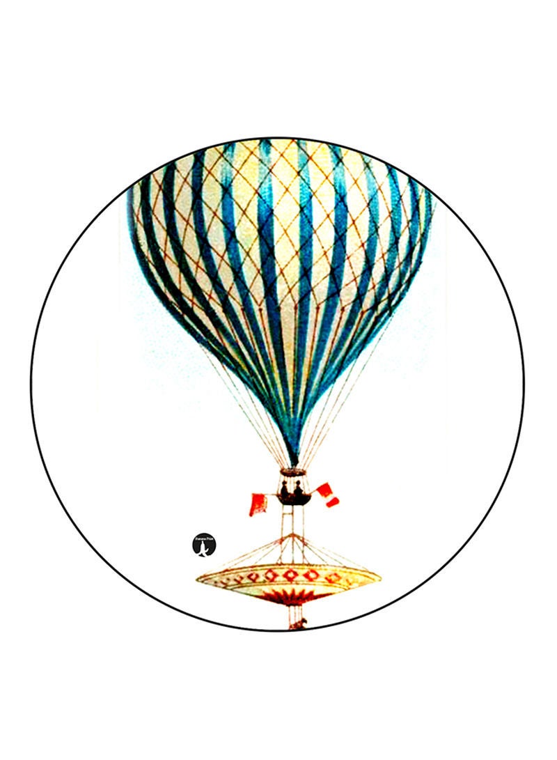 RKN Balloon Printed Mouse Pad  Round  Multicolour