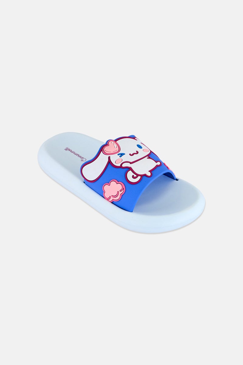 Cinnamoroll Kids Girl Cinnamoroll Slip On Slides, Light Blue - Image 1