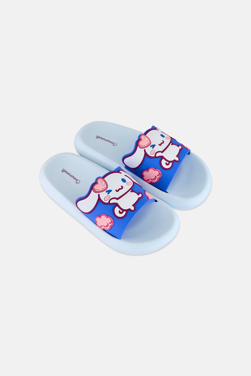 Cinnamoroll Kids Girl Cinnamoroll Slip On Slides, Light Blue - Image 2