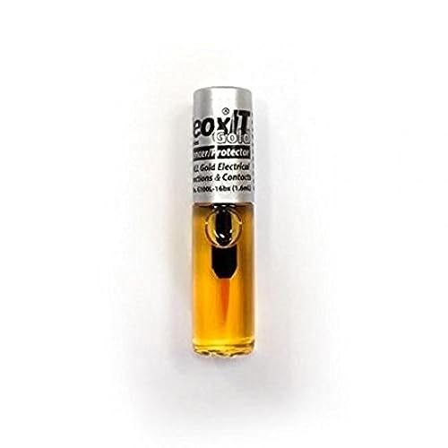 CAIG LABORATORIES DeoxIT® gold Mini-Brush Applicator, 100% Contact Conditioner, 1.6mL - G100L-16BX - Image 1