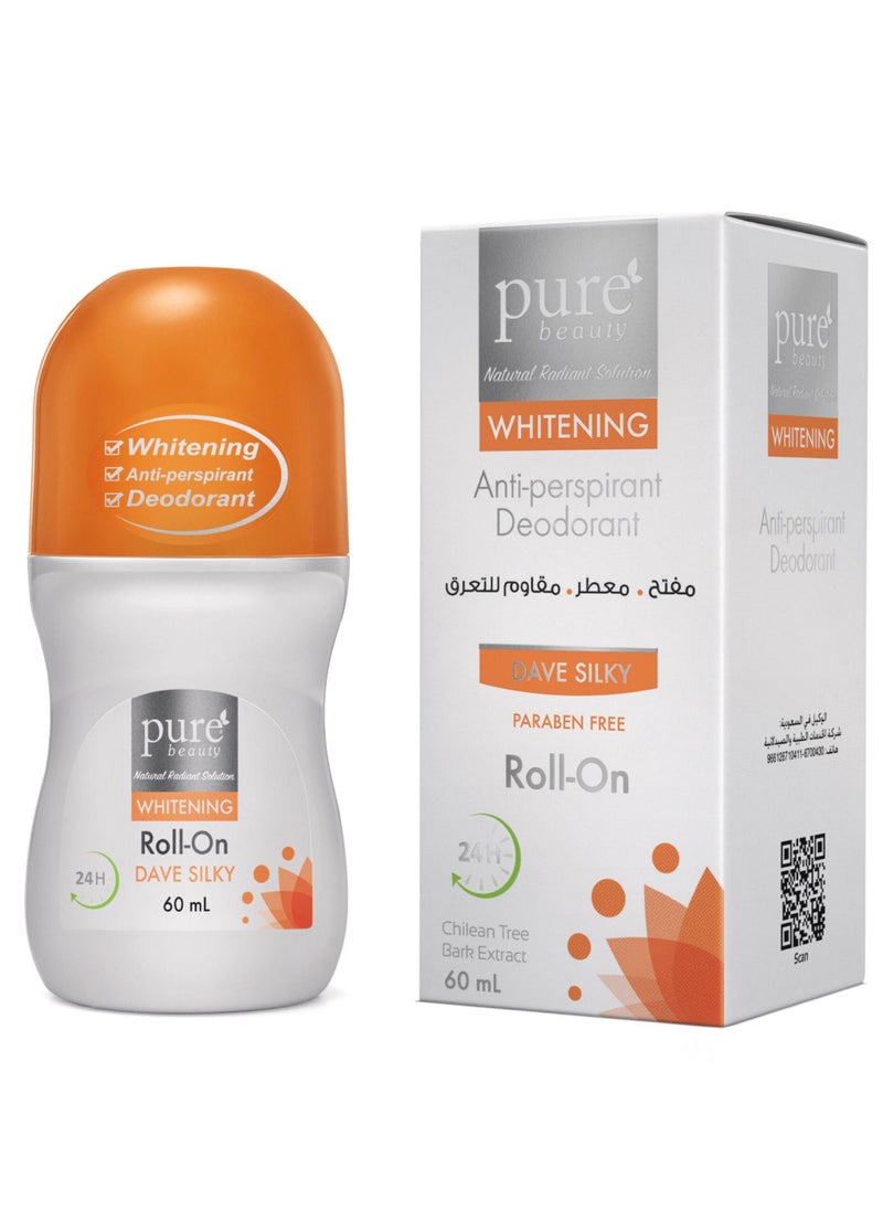 Pure Beauty - Whitening Roll on Dave Silky 60ml - Image 1