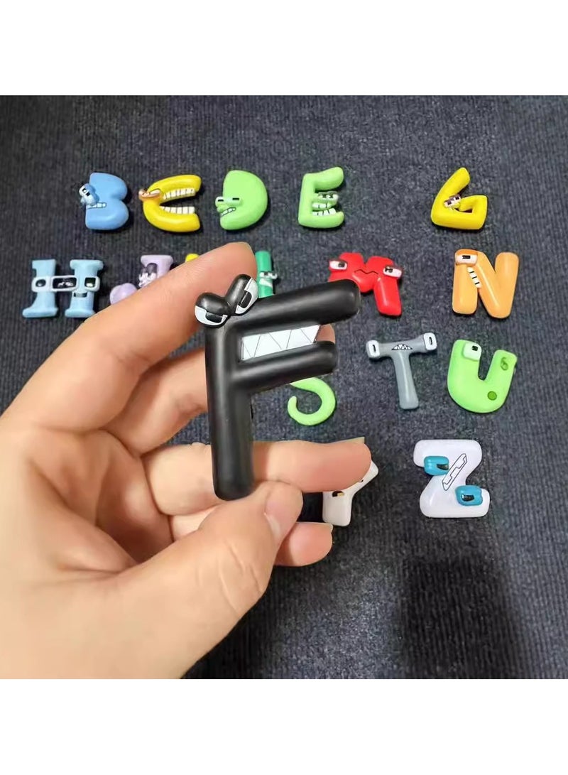 general 26 English Alphabet Legends Toys Cartoon Dolls Figures Children's Educational Gifts Funny Model Ornaments - Image 3