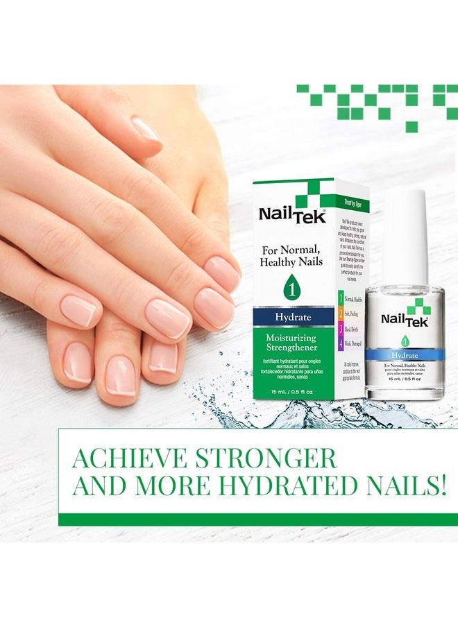 Hydrate 1 Moisturizing Strengthener For Strong Healthy Nails Nourish Protect Nails From Chips Splits Peeling And Breakage 0.5 Oz 1Pack - pzsku/Z6A8FCAA7CC52915E5BA5Z/45/_/1720185746/4ef8e7be-3e33-46fd-a9a3-273b1caefa62