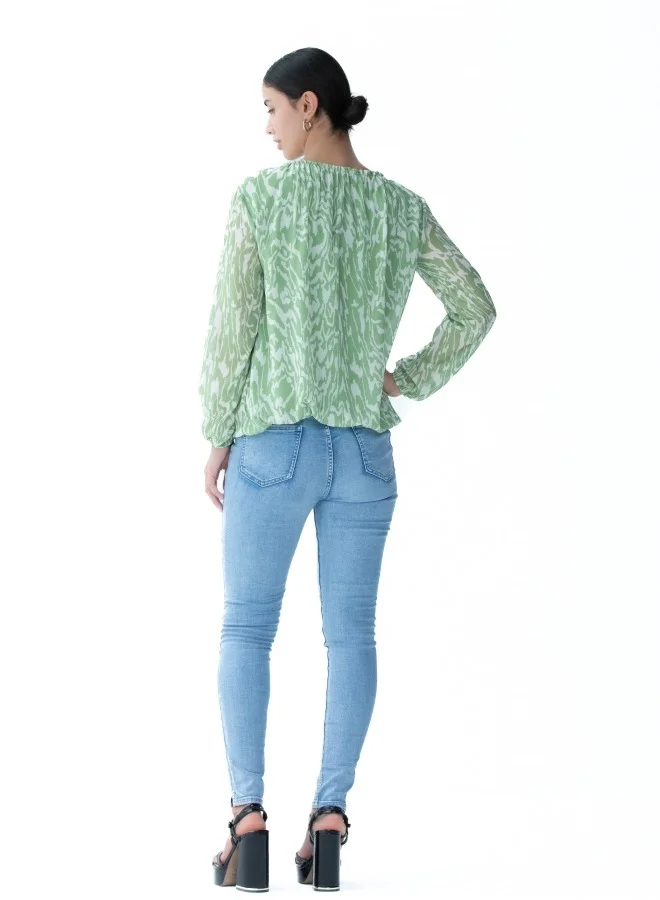 زابايوني Light Washed Skinny-Fit Jeans