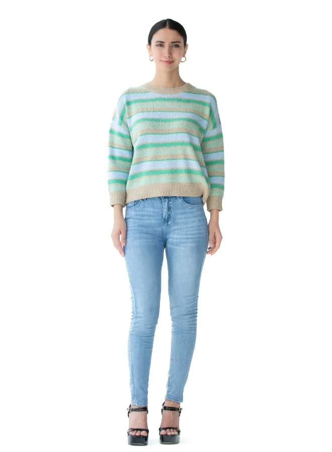 زابايوني Light Washed Skinny-Fit Jeans