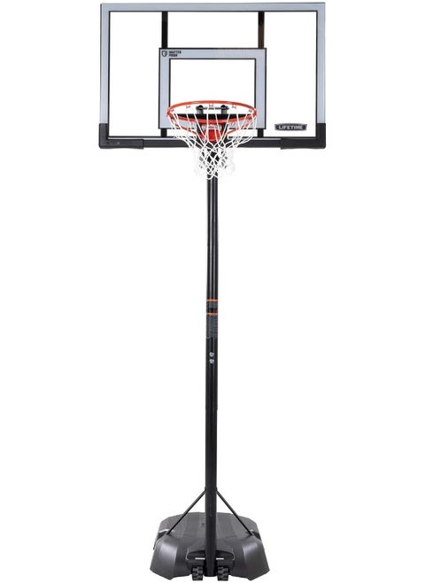 50 Inch, Adjustable, Portable Basketball Hoop, 5 Year Limited Warranty, Lft-91052