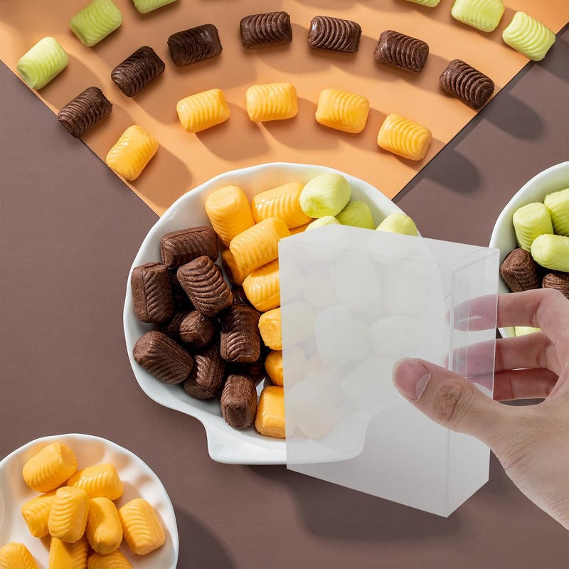 Yardenfun 30Pcs PVC Wedding Boxes with Lid 4X8.5X10.8Cm Rectangular Packaging Cases for Candy Chocolate Party and Holiday Presents - Image 5
