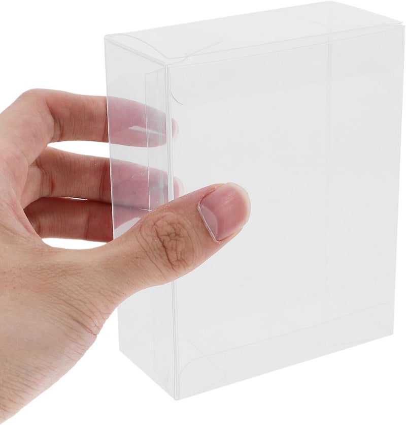 Yardenfun 30Pcs PVC Wedding Boxes with Lid 4X8.5X10.8Cm Rectangular Packaging Cases for Candy Chocolate Party and Holiday Presents - Image 4