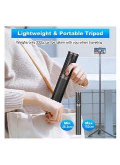 Arabest 83CM Selfie Stick Tripod,Smartphone Tripod Stand All-in-1, Portable, Lightweight,Tall, Extendable Phone Tripod  - Image 4