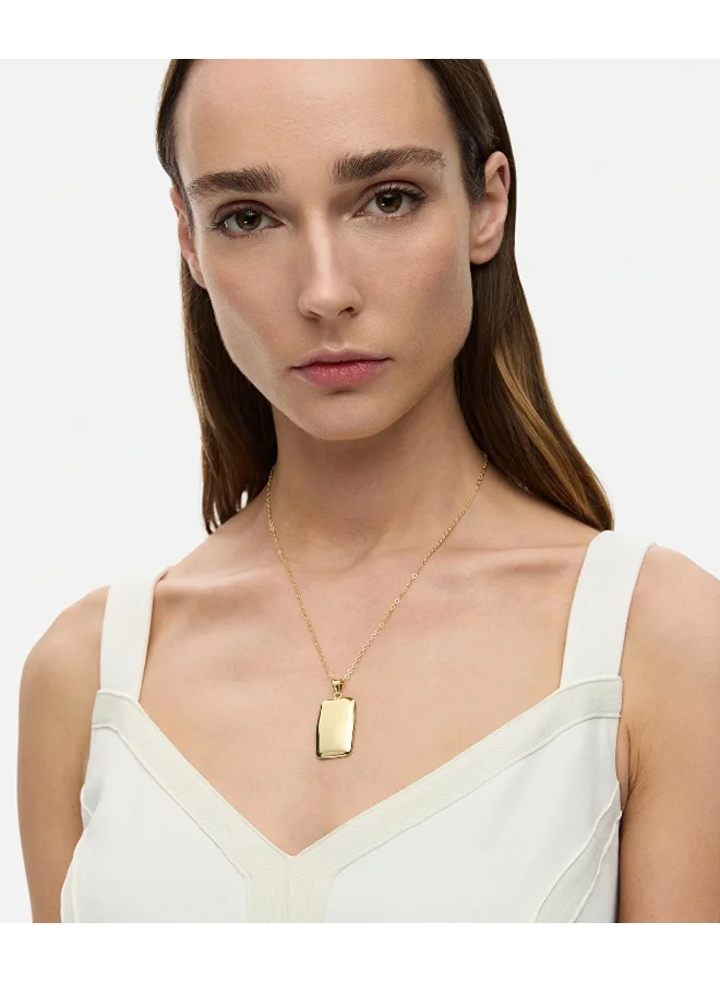 Chain Necklace With Metal Pendant