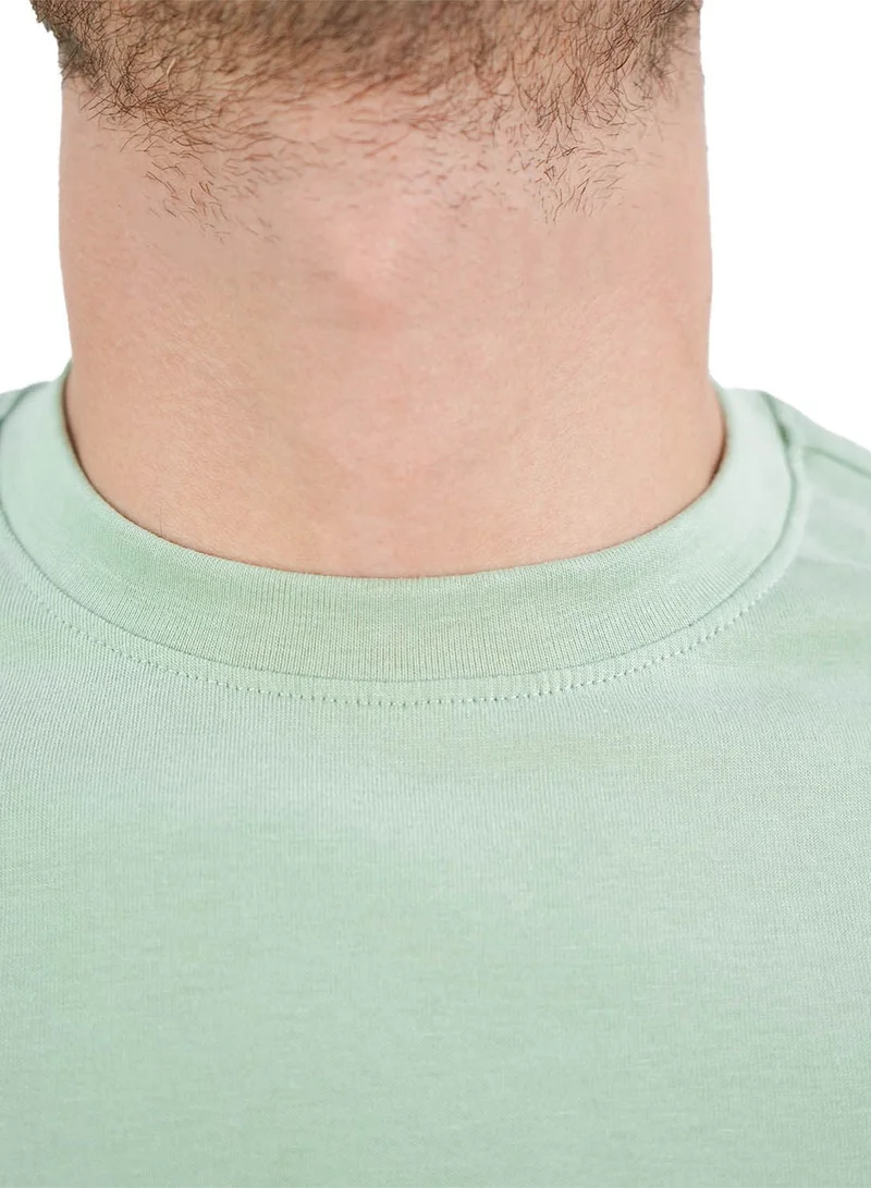 GIORDANO  Men's Giordano Cotton Crewneck Slim Fit Tee - Short Sleeve for Men | Best Price UAE