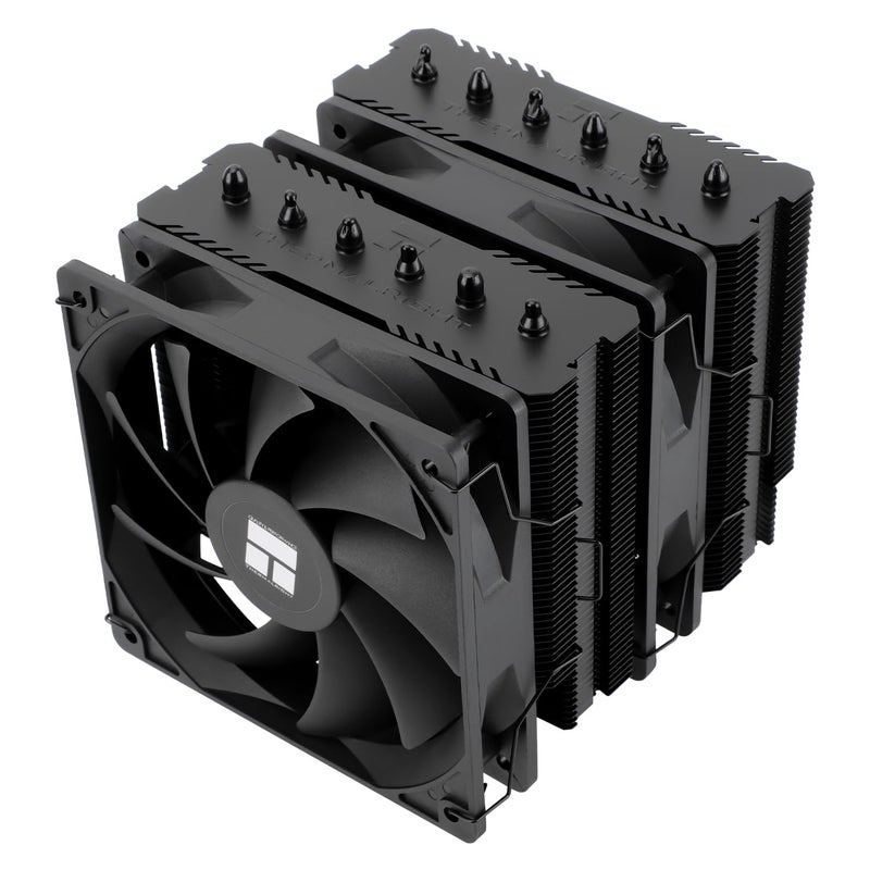 Thermalright Peerless Assassin 120 SE Black CPU Air Cooler 6 Heat Pipes Dual CPU Fans 155mm High CPU Cooling1550RPM10 for AM4AM5Intel LGA 18511700115x1200 No LED Black - Image 2