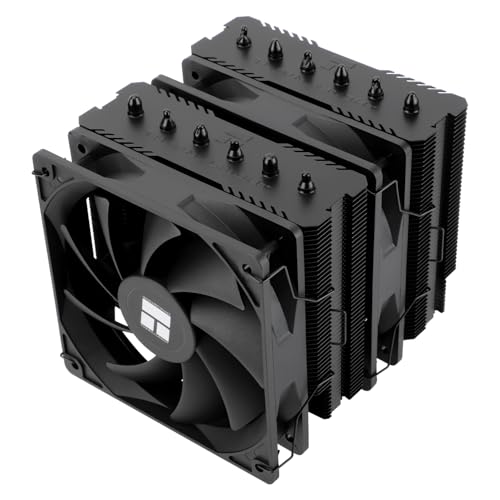 Thermalright Peerless Assassin 120 SE Black CPU Air Cooler 6 Heat Pipes Dual CPU Fans 155mm High CPU Cooling1550RPM10 for AM4AM5Intel LGA 18511700115x1200 No LED Black - Image 1