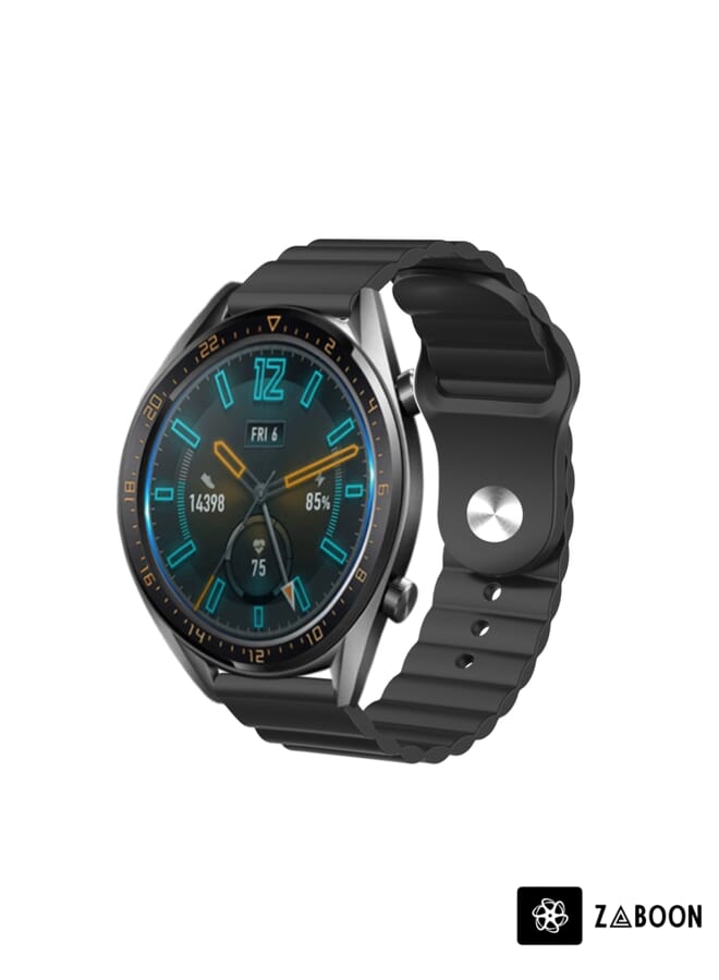 Zaboon Replacement Band For Amazfit GTS 2E 20mm Corrugated Silicone - Image 1