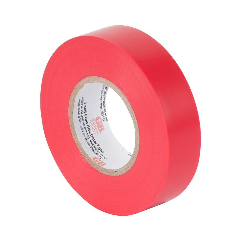 Gardner Bender GTR667P Electrical Tape in x 66 ft Durable EasyWrap Flame Retardant Red