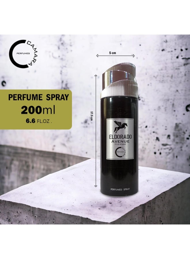 كامارا بخاخ الجسم إلدورادو أفينيو للرجال 200 مل - Image 3