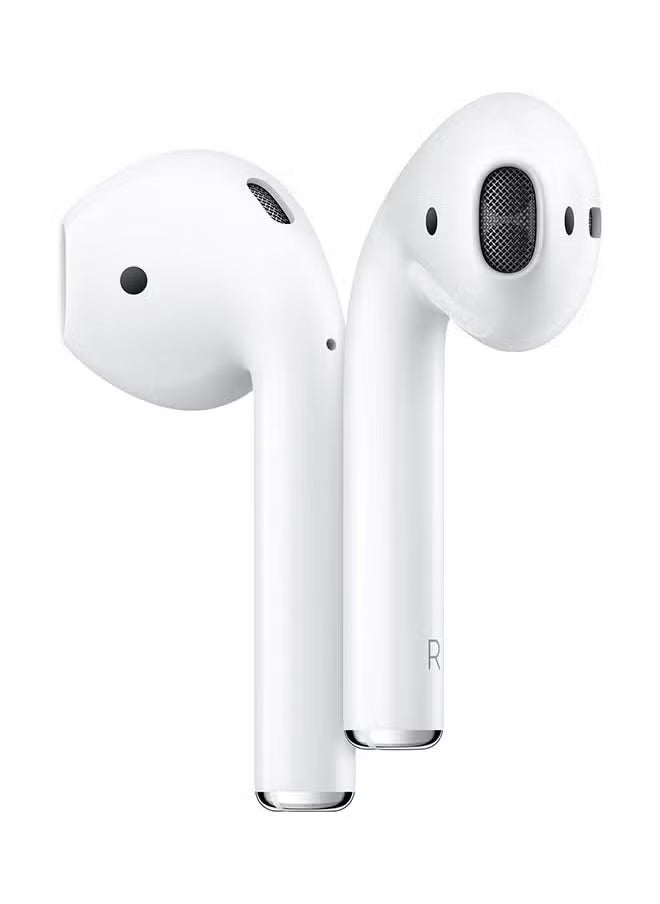 فوسيبورو سماعات Airpods اللاسلكية من الجيل الثاني بتقنية البلوتوث داخل الأذن مع حافظة الشحن، بها ميكروفون مدمج وإعداد تلقائي، وتتميز بملاءمة الأذن.  - Image 1