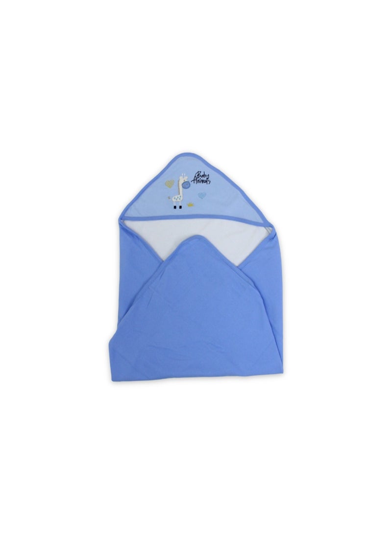 بطانية قطنية للأطفال – تطريز زرافة - Image 1