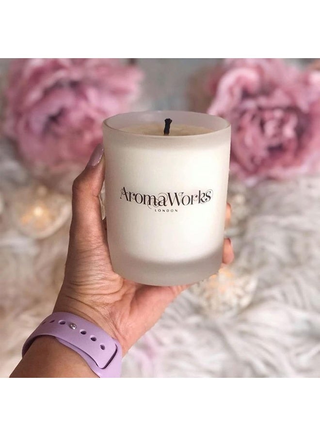 AromaWorks London Nurture Soy Wax Candle - May Chang, Roman Chamomile and Sandalwood Aromas - Calm, De-Stress & Sleep - Natural, Vegan, Cruelty Free - Medium 7.76oz - Image 2