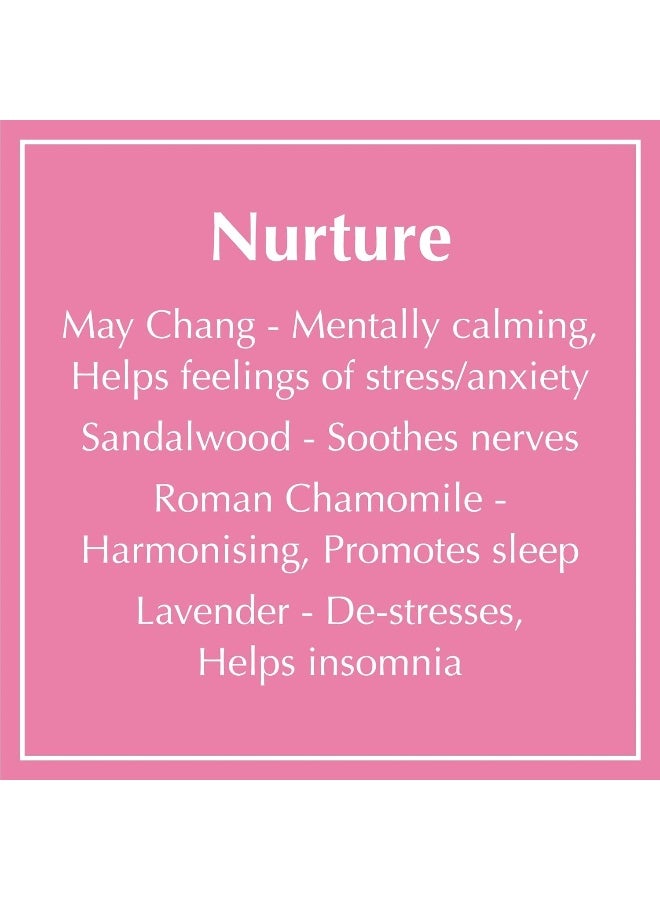 AromaWorks London Nurture Soy Wax Candle - May Chang, Roman Chamomile and Sandalwood Aromas - Calm, De-Stress & Sleep - Natural, Vegan, Cruelty Free - Medium 7.76oz - Image 3