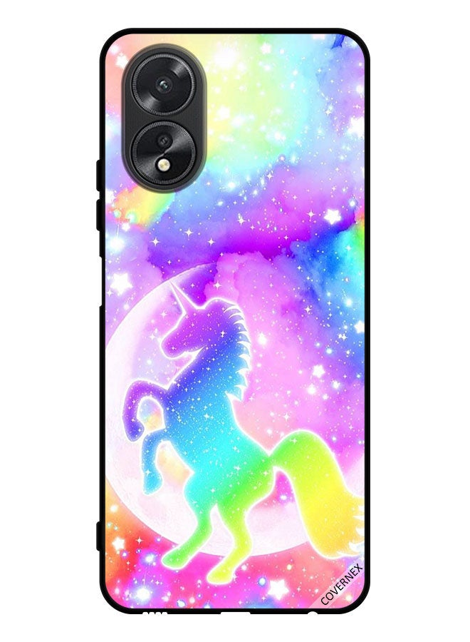 Covernex Protective Case Cover For Oppo A38 Rainbow Unicorn - Image 1