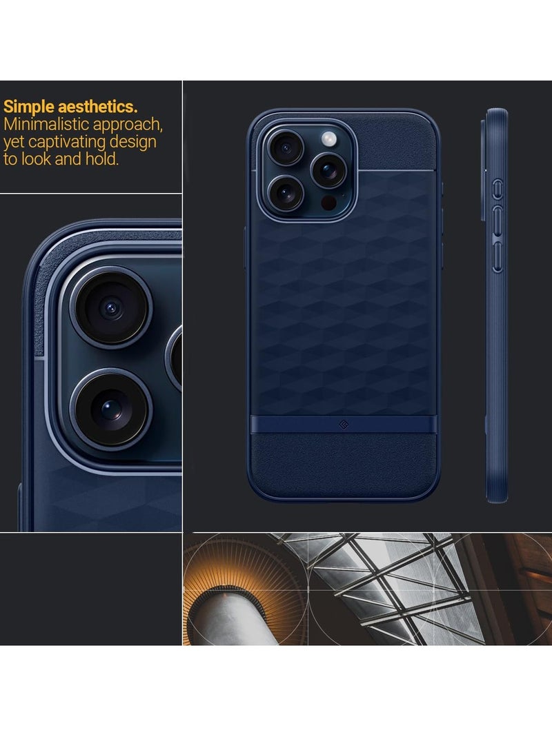 Beauenty Parallax Mag Case Built-in Magnet Designed For Magsafe Compatible With Apple iPhone 15 Pro Max Case (2023) - Blue - Image 3